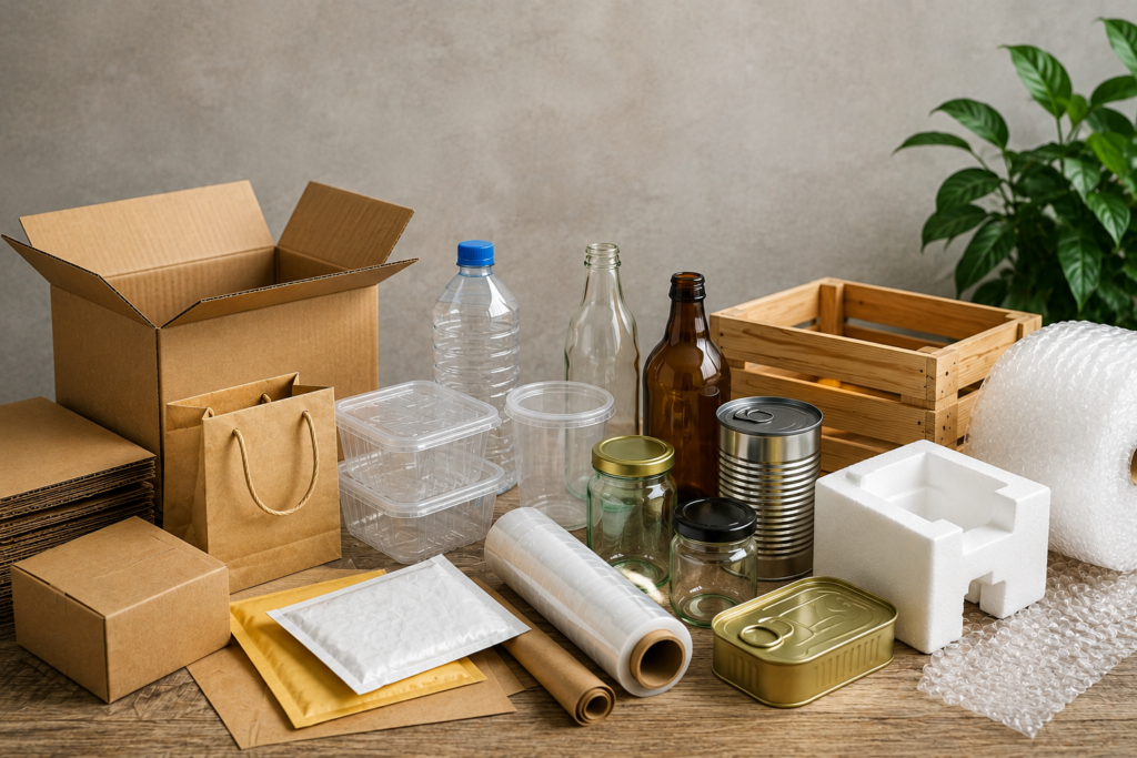 types of packaging material,